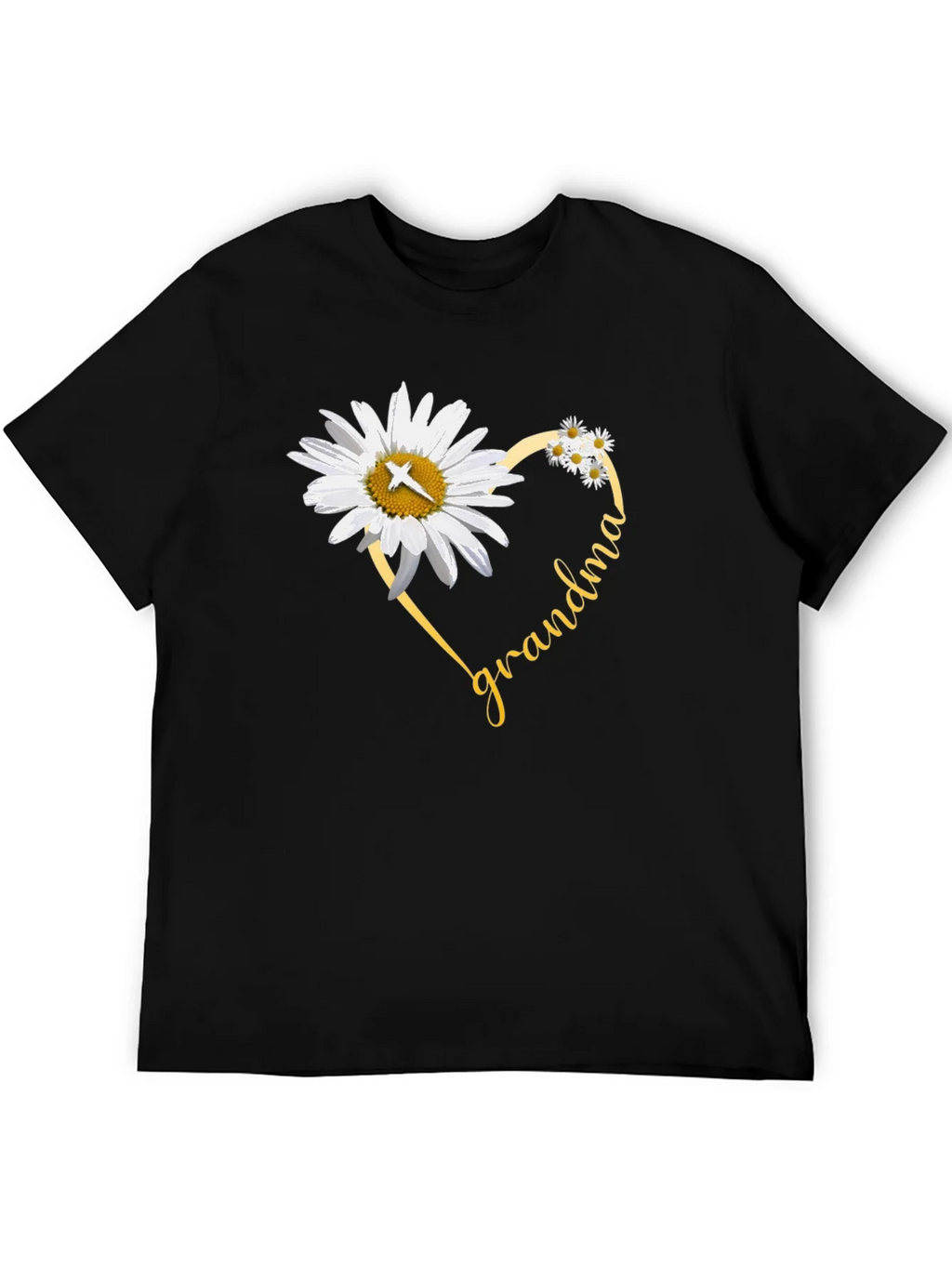 Grandma Daisy Heart T-Shirt product image 8