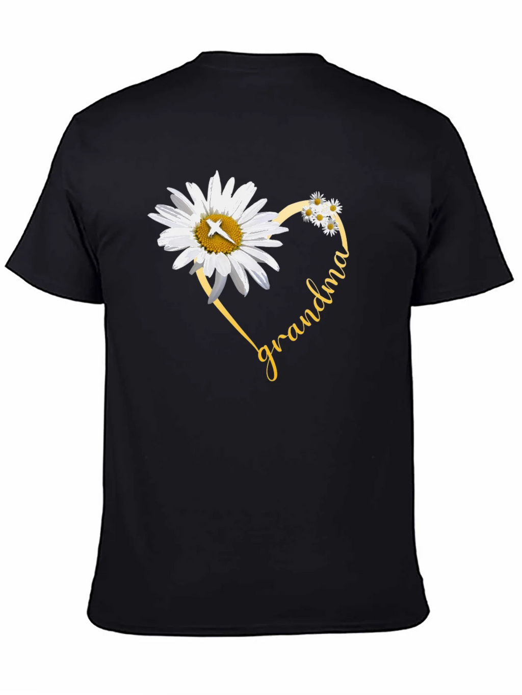 Grandma Daisy Heart T-Shirt product image 7