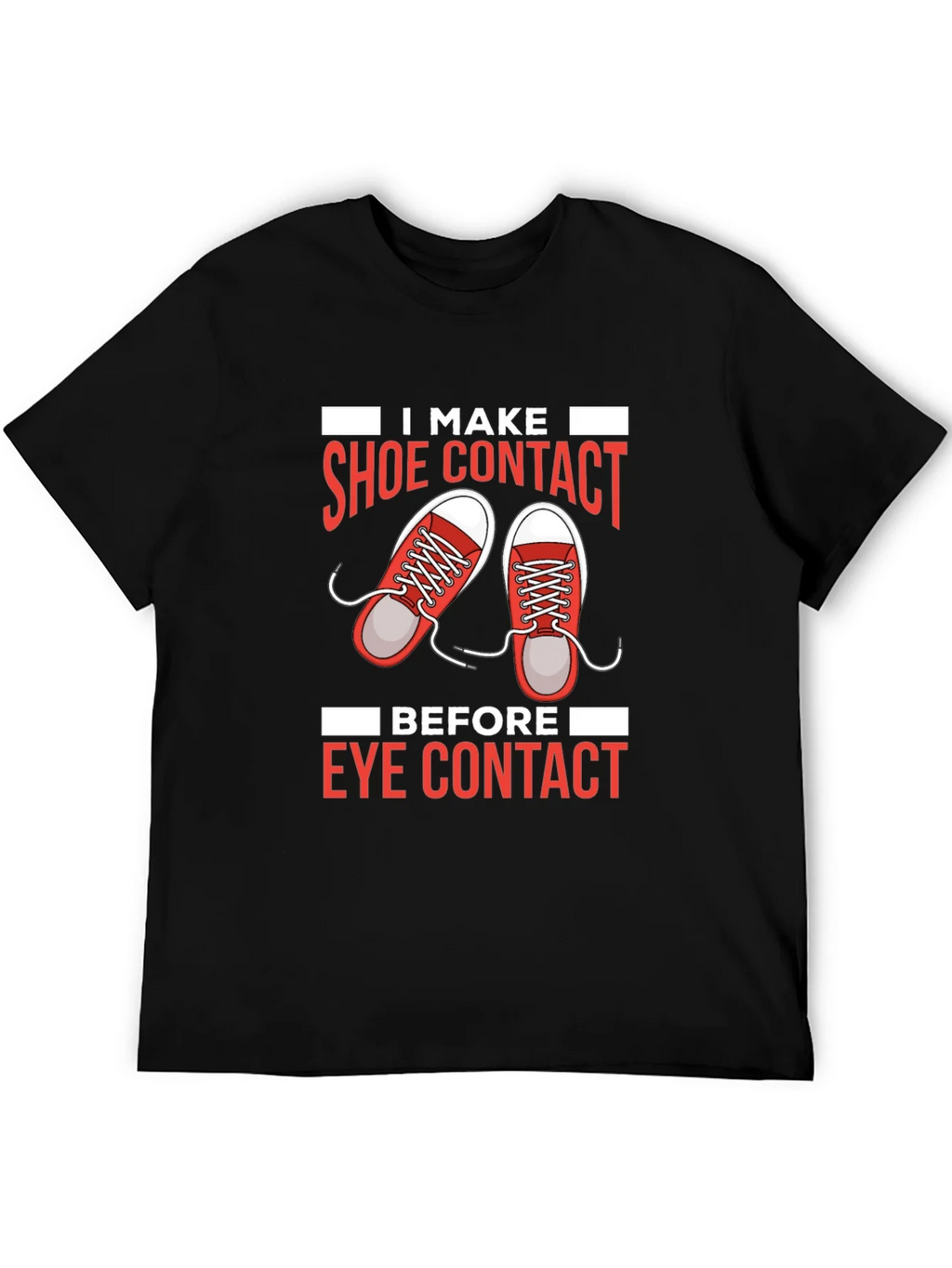 Shoe Contact T-Shirt Funny Graphic Tee