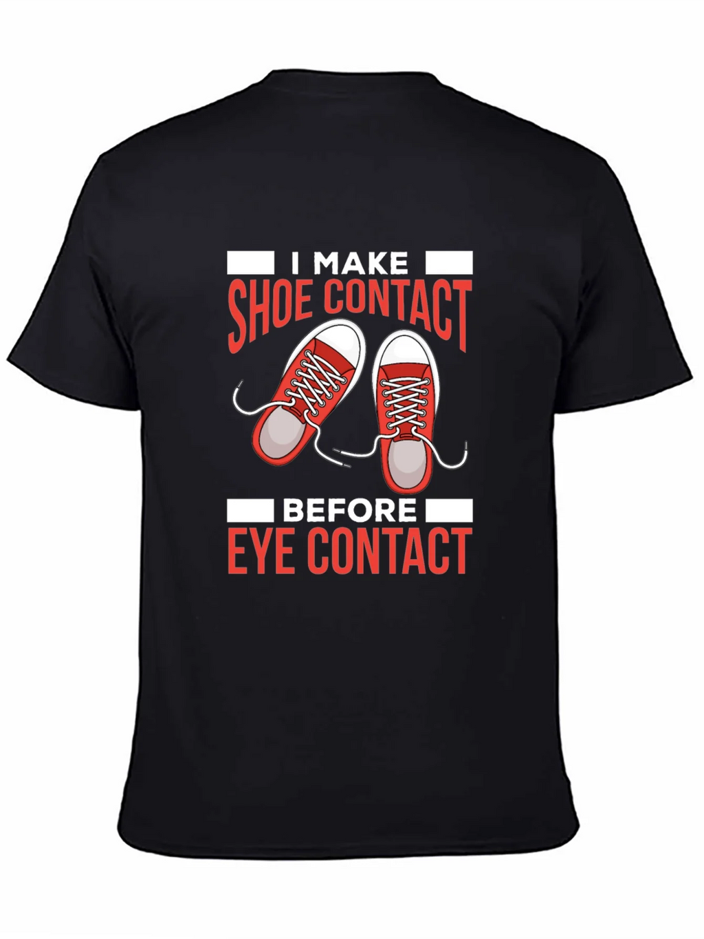 Shoe Contact T-Shirt Funny Graphic Tee