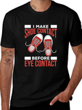 Shoe Contact T-Shirt Funny Graphic Tee