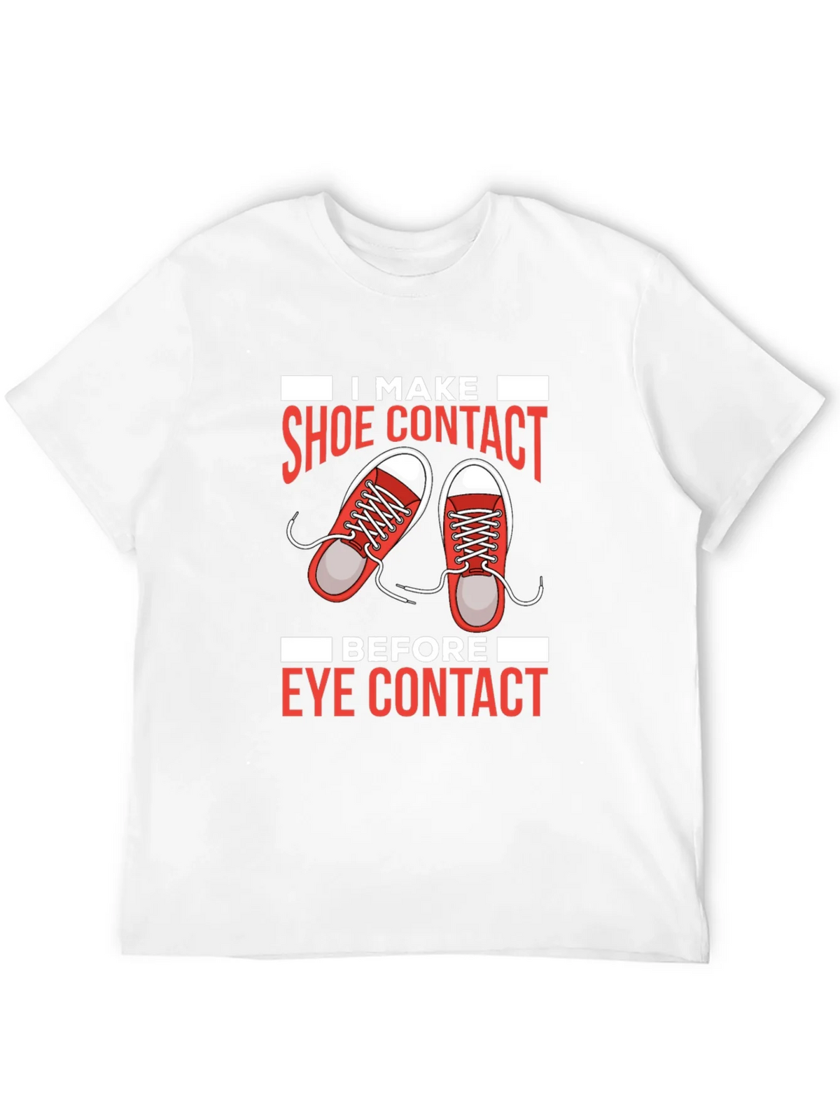 Shoe Contact T-Shirt Funny Graphic Tee