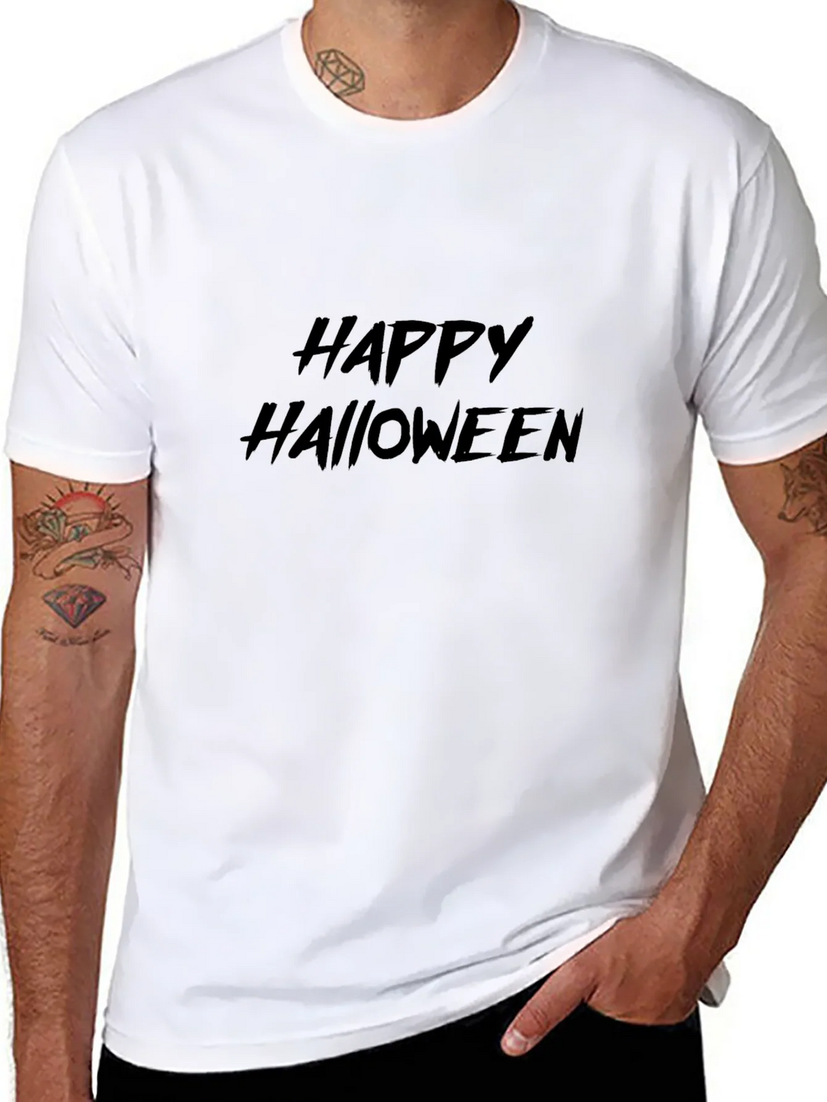 Happy Halloween Black T-Shirt product image 10