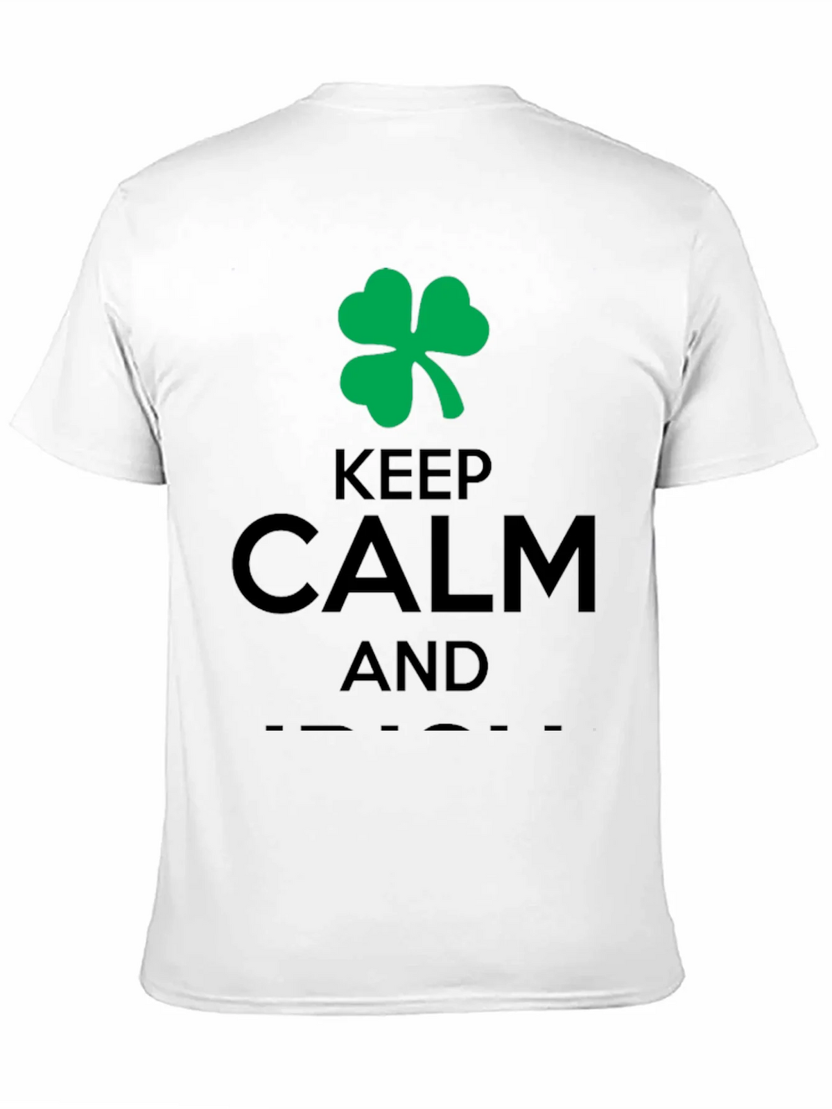 Keep Calm and Shamrock Tee - St. Patricks Day Shirt product image 2