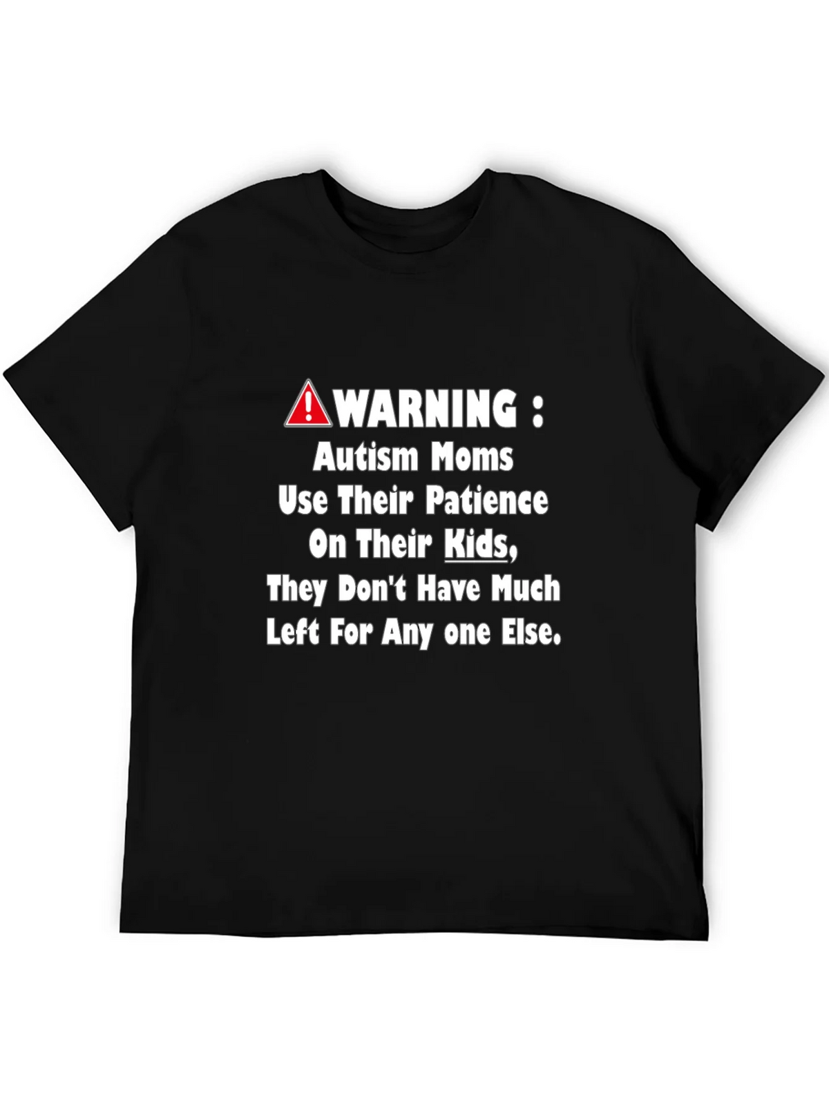 Autism Mom Warning Graphic Tee product image 8