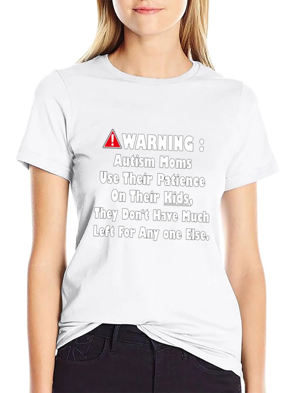 Autism Mom Warning Graphic Tee product image 11