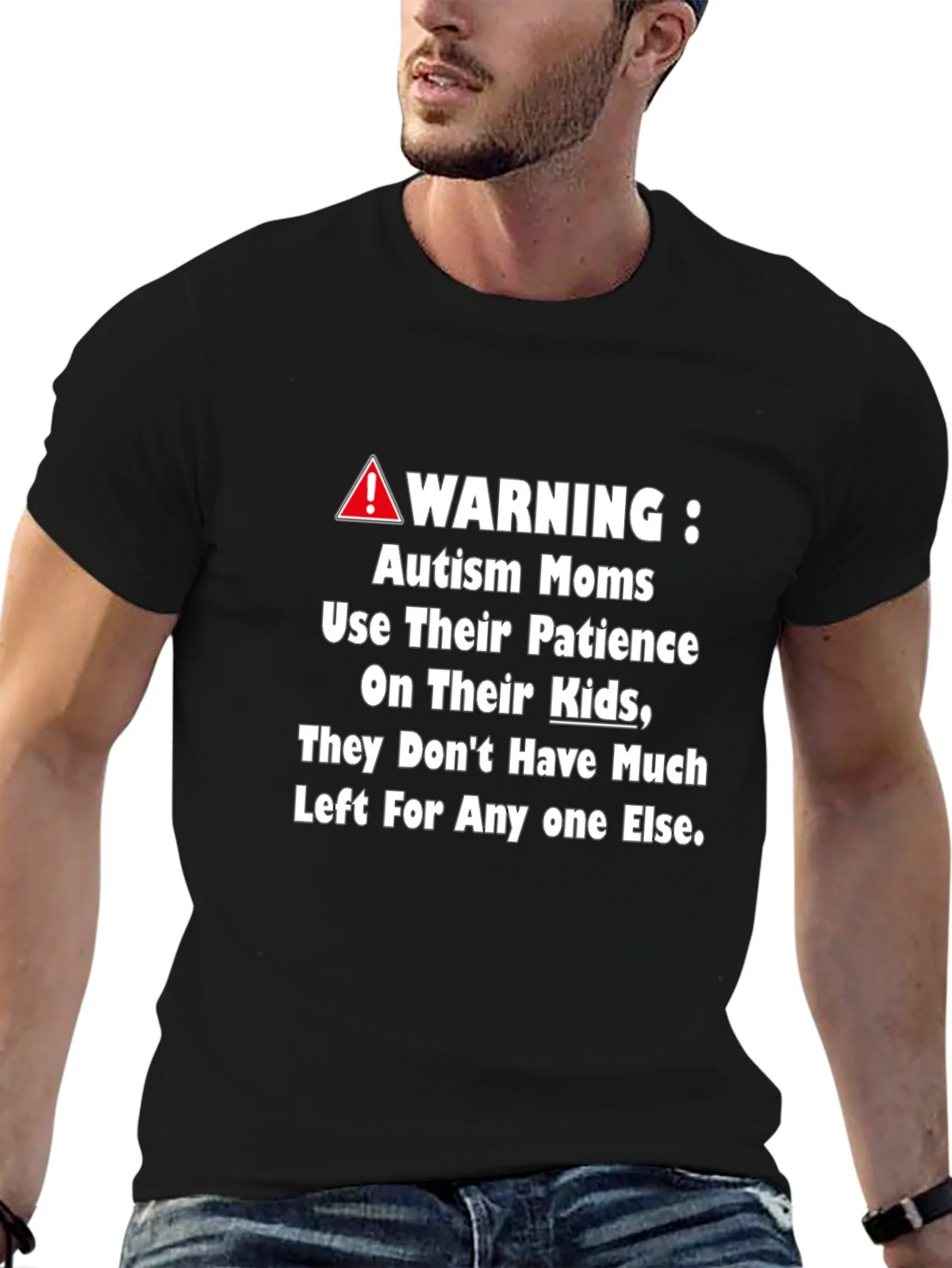 Autism Mom Warning Graphic Tee product image 9