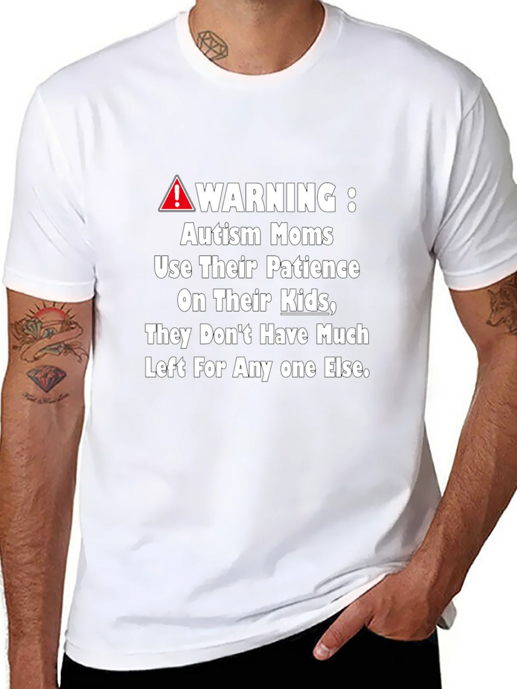 Autism Mom Warning Graphic Tee product image 10