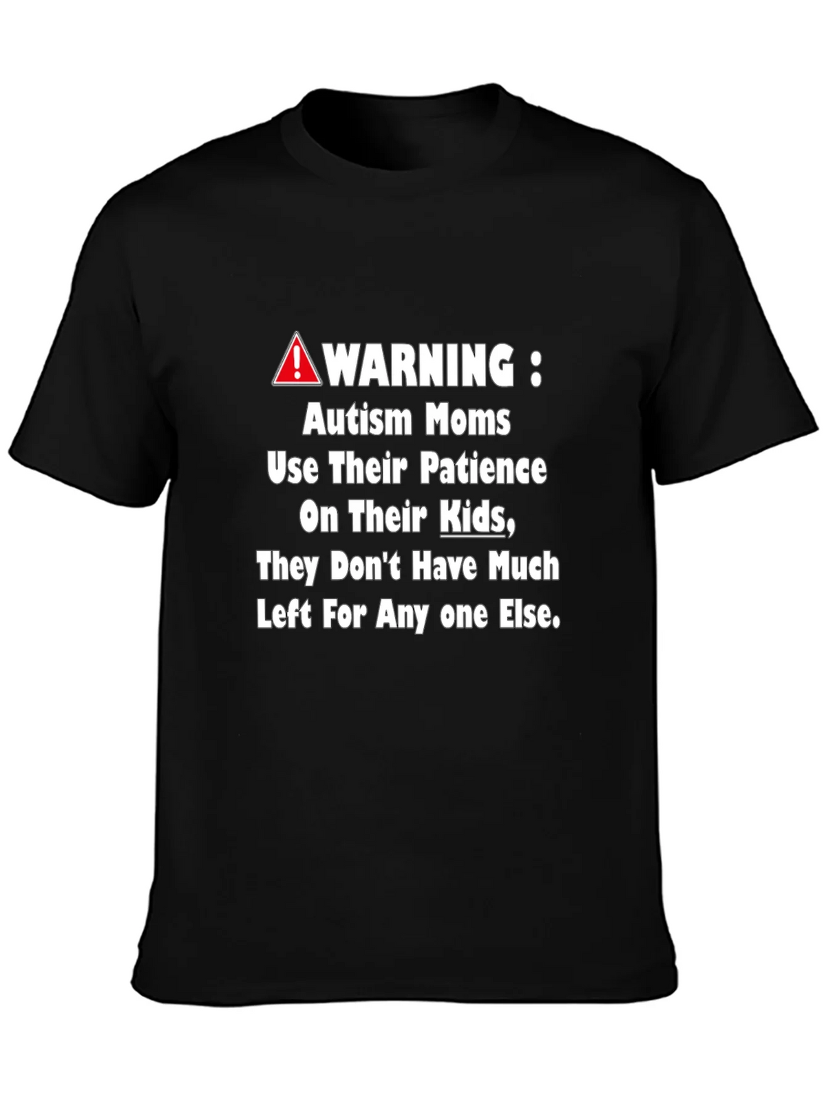 Autism Mom Warning Graphic Tee product image 6