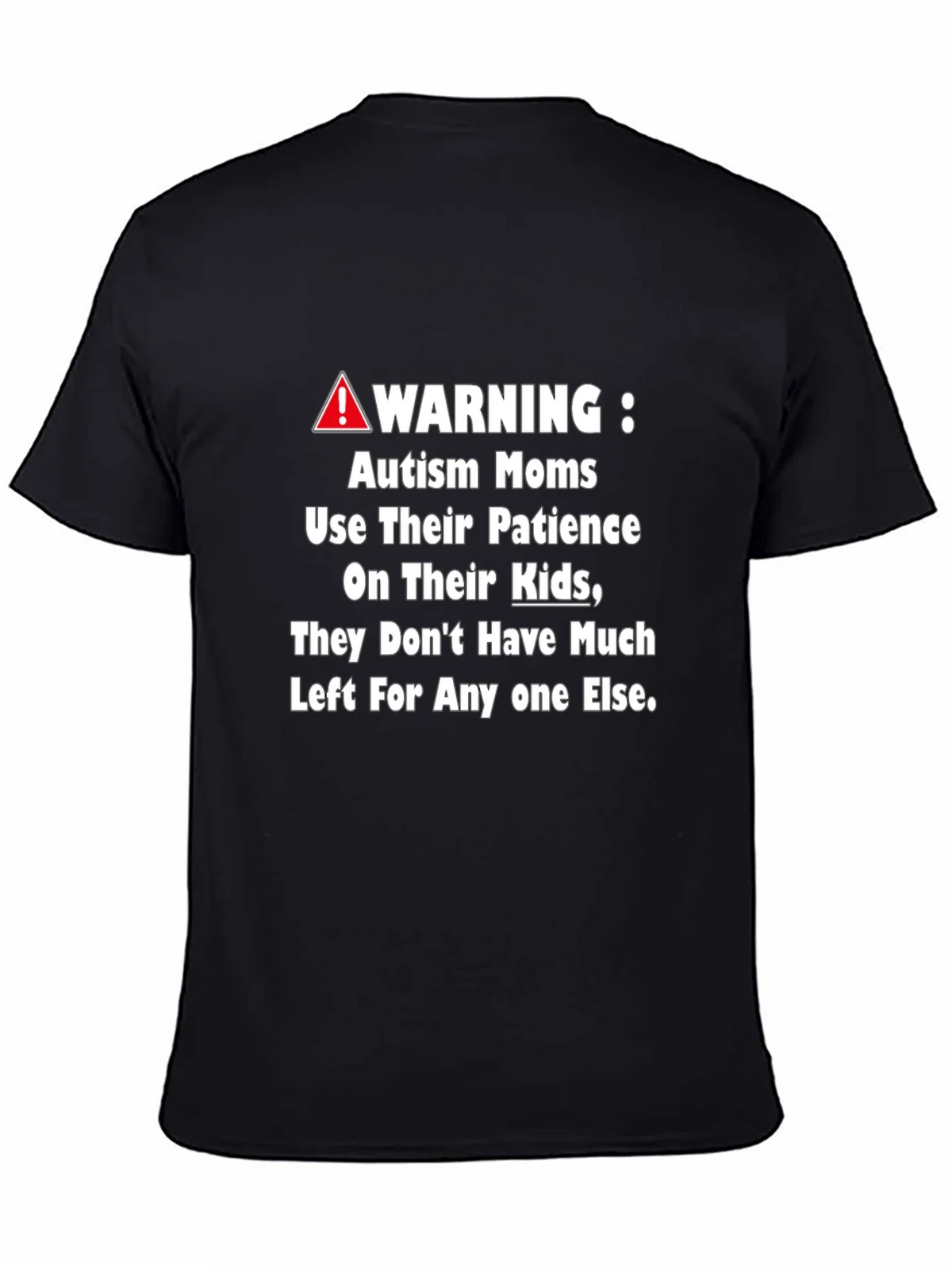 Autism Mom Warning Graphic Tee product image 7