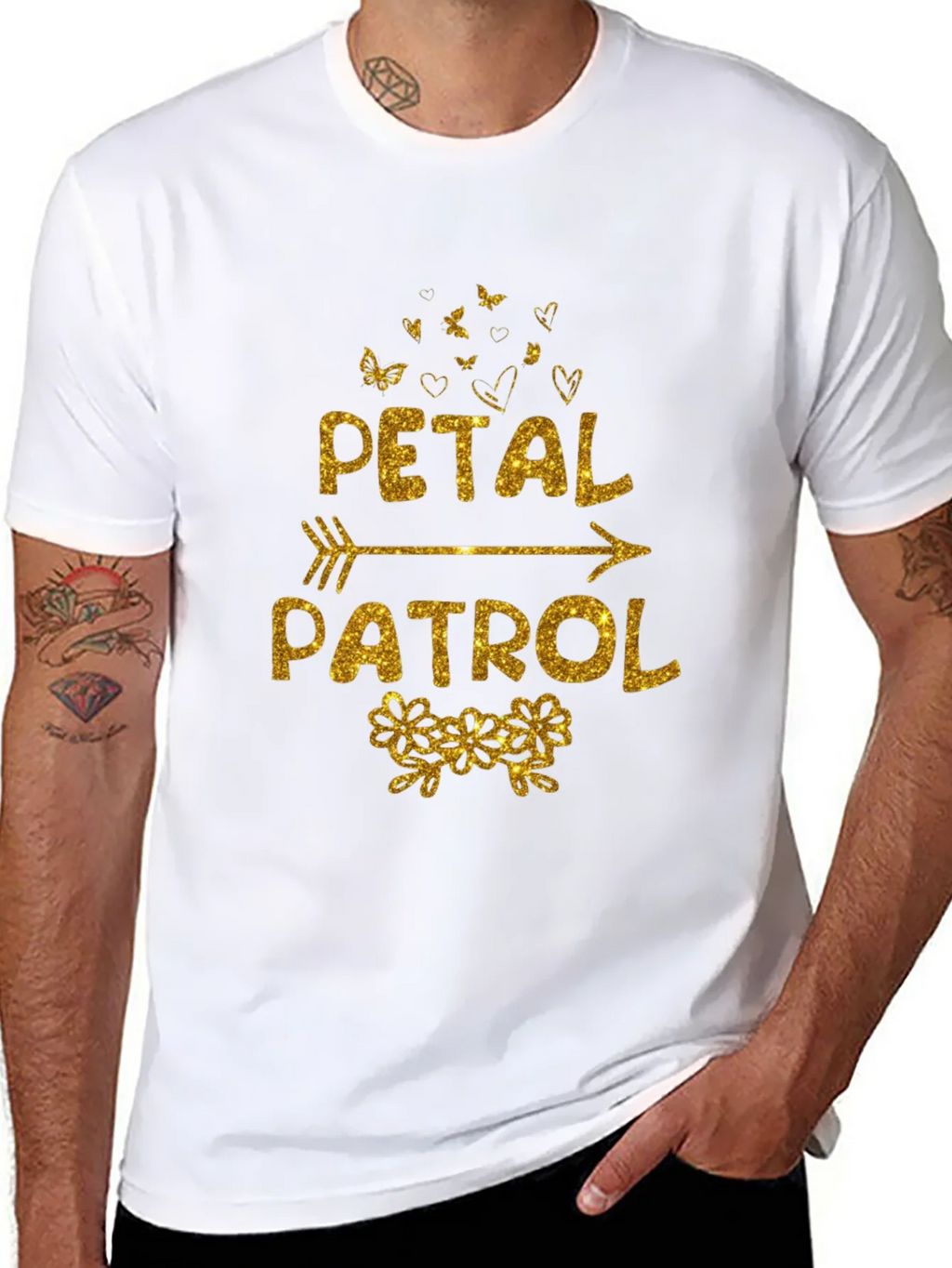 Petal Patrol Graphic Tee - Floral Wedding Crew Shirt product image 10