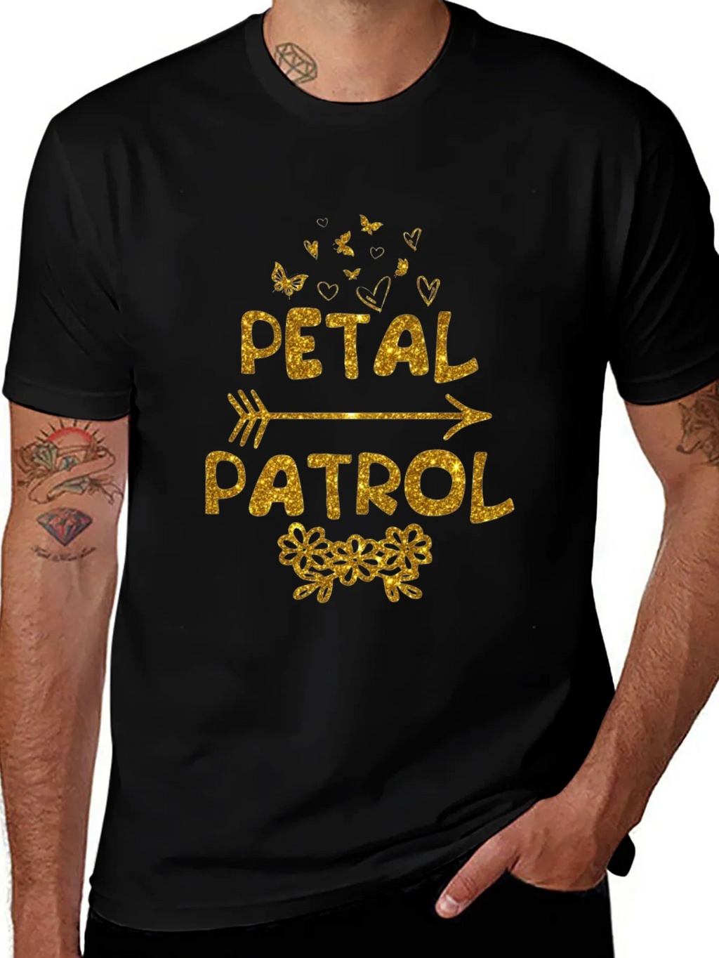 Petal Patrol Graphic Tee - Floral Wedding Crew Shirt product image 1