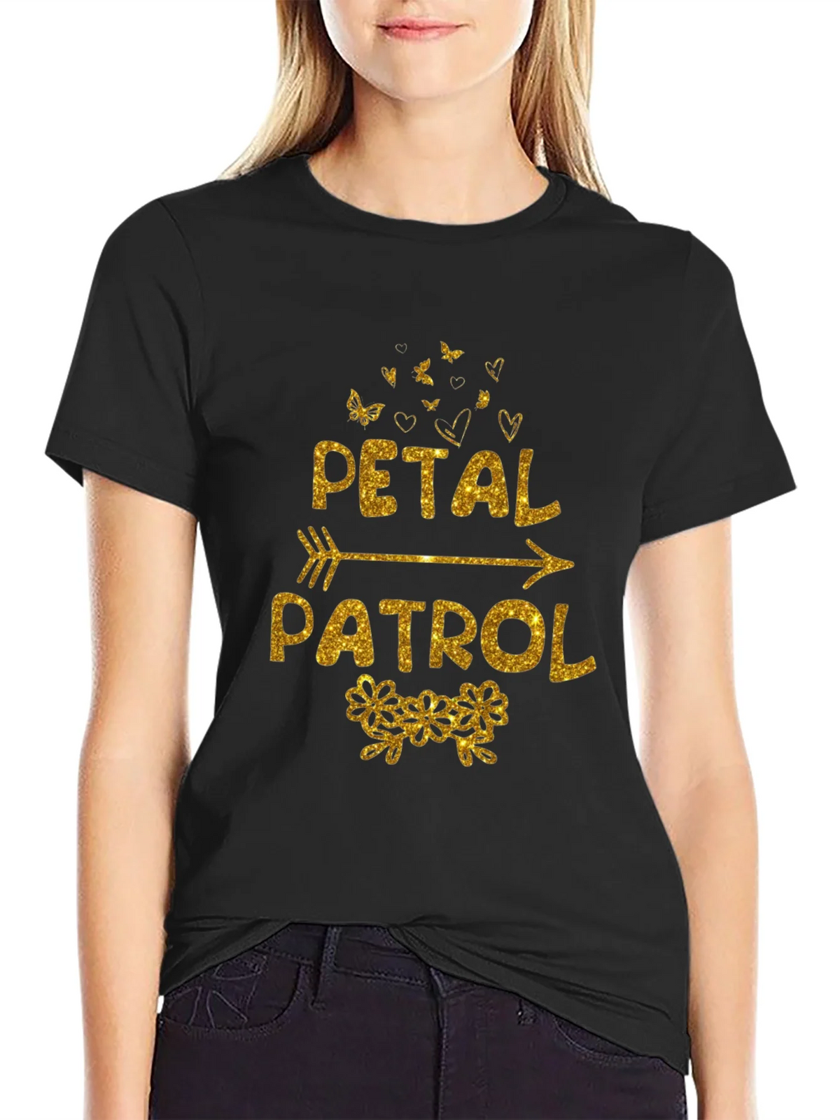Petal Patrol Graphic Tee - Floral Wedding Crew Shirt product image 5
