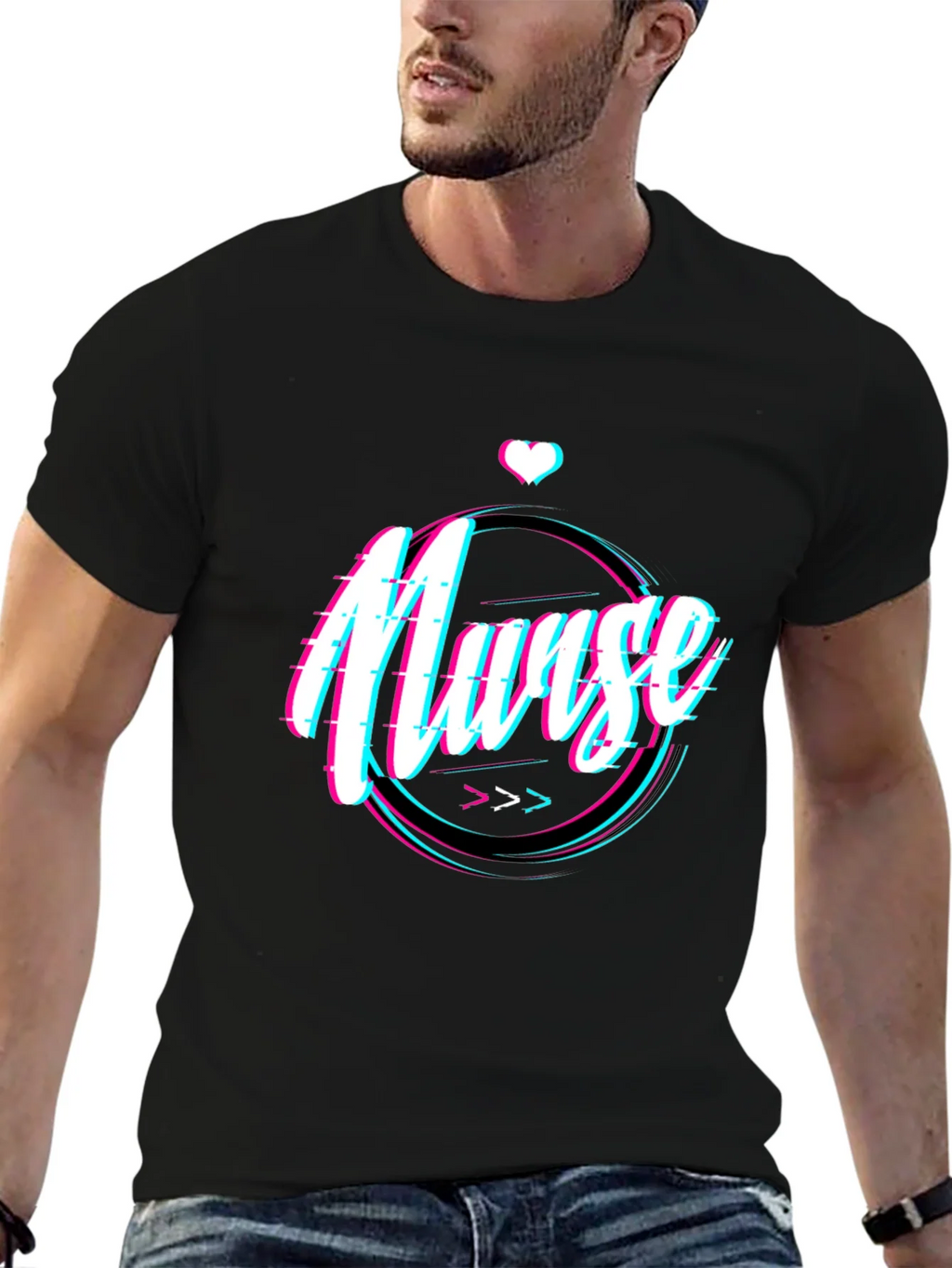 Nurse Glitch T-Shirt - Unique Medical Apparel product image 9