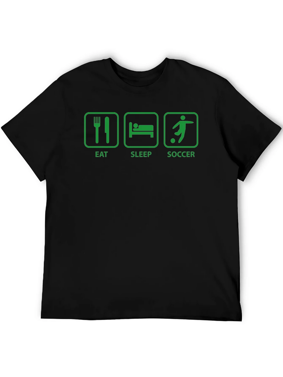 Eat Sleep Soccer T-Shirt - Black product image 8