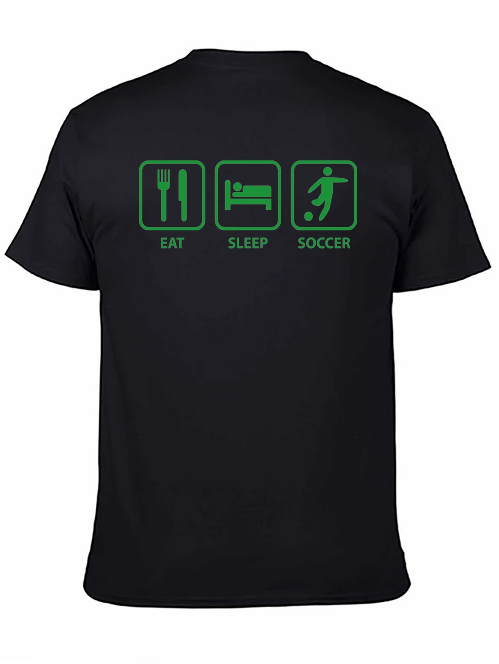 Eat Sleep Soccer T-Shirt - Black product image 7
