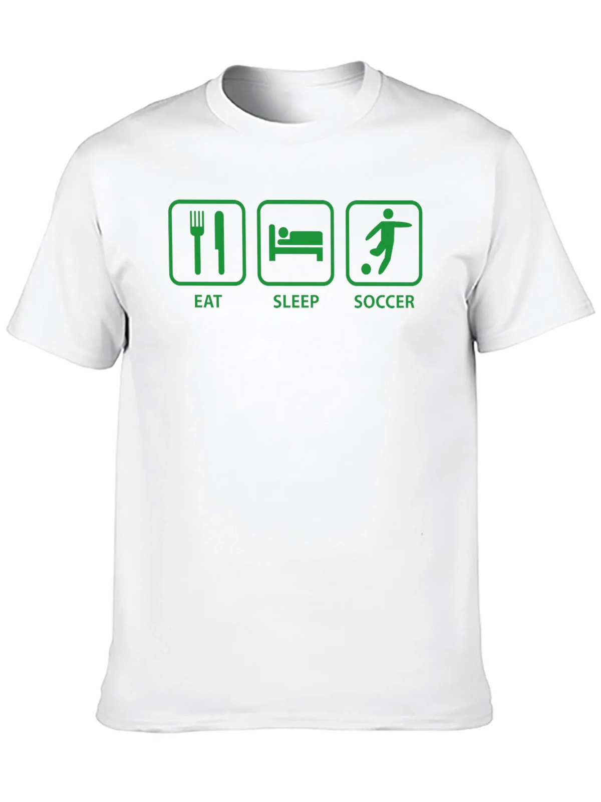 Eat Sleep Soccer T-Shirt - Black product image 12