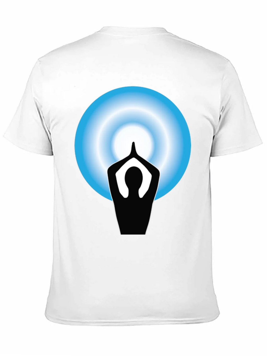 Yoga Meditation Graphic Black T-Shirt product image 2