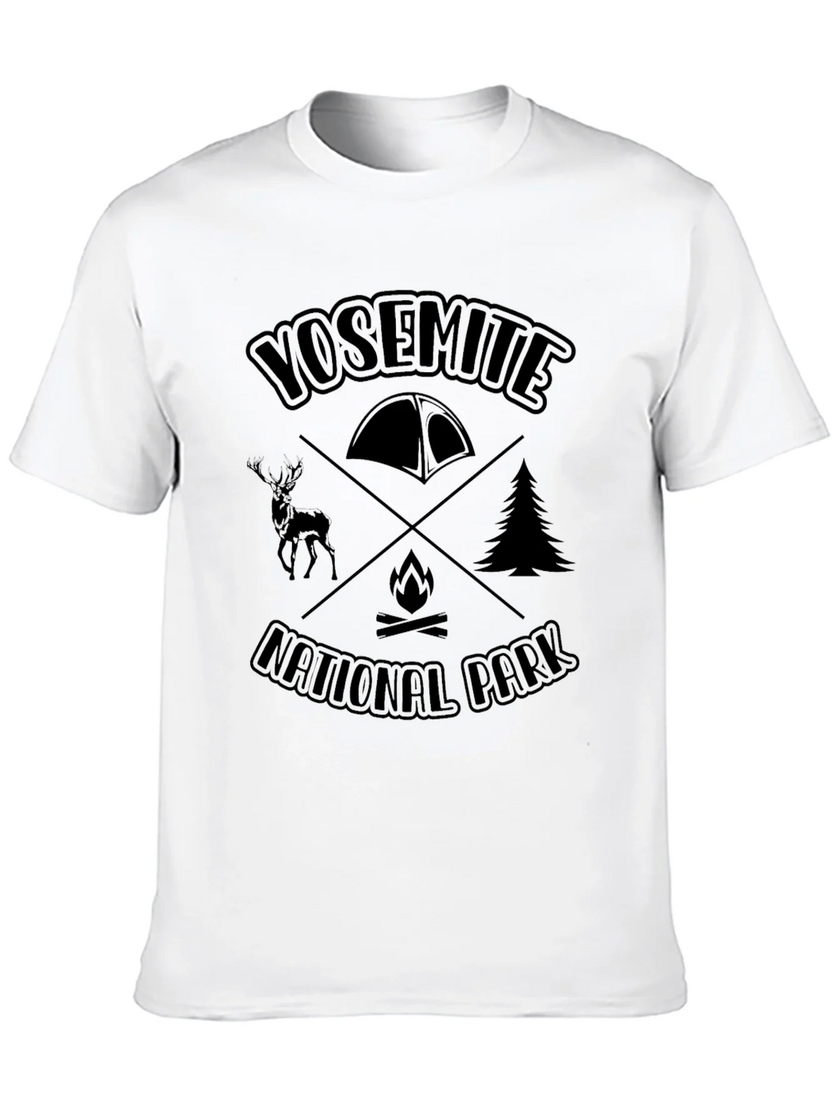 Yosemite National Park Camping T-Shirt product image 12