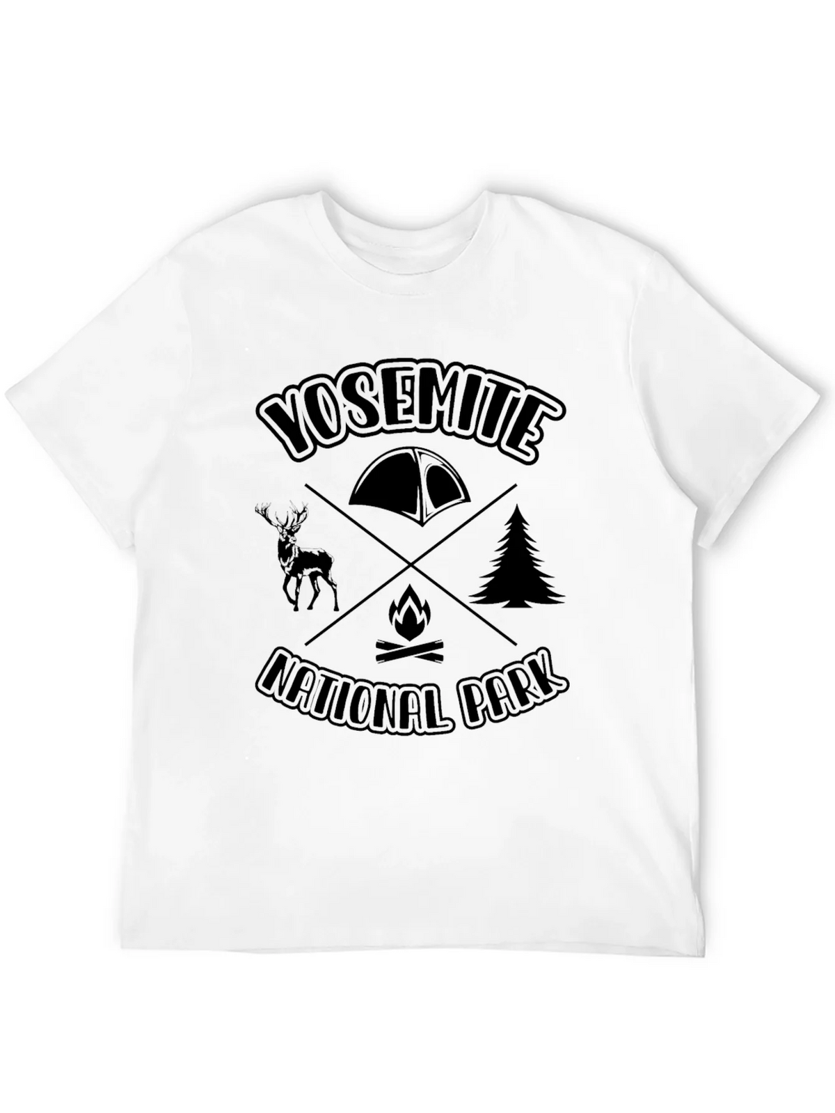 Yosemite National Park Camping T-Shirt product image 3