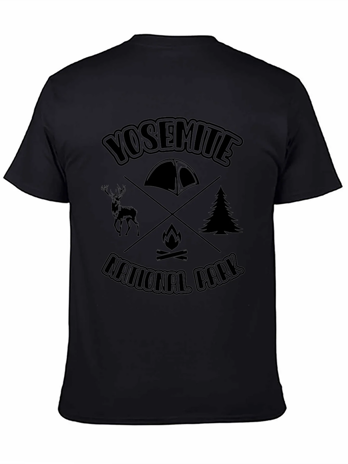 Yosemite National Park Camping T-Shirt product image 7