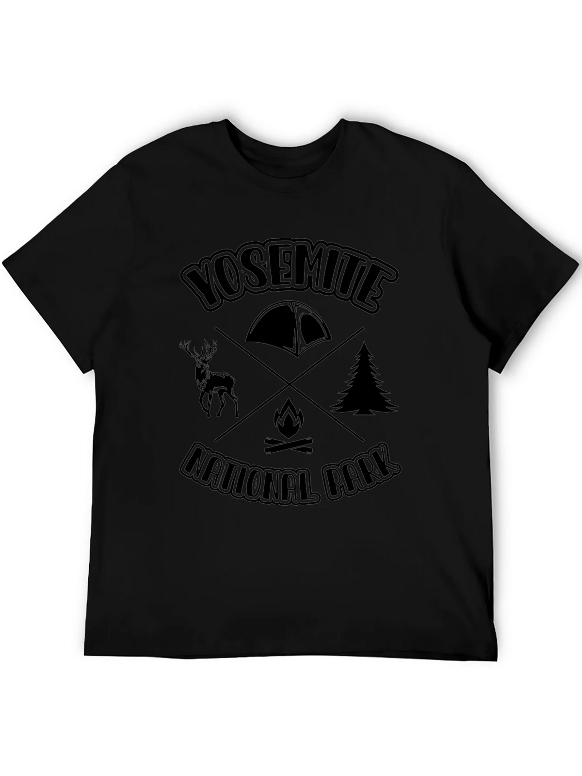 Yosemite National Park Camping T-Shirt product image 8