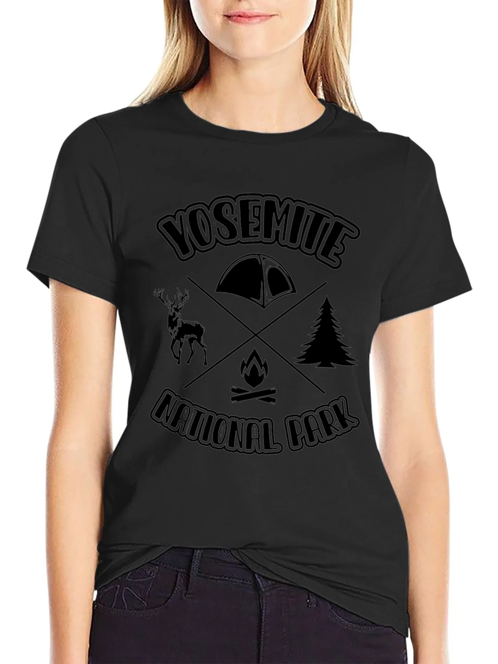 Yosemite National Park Camping T-Shirt product image 5
