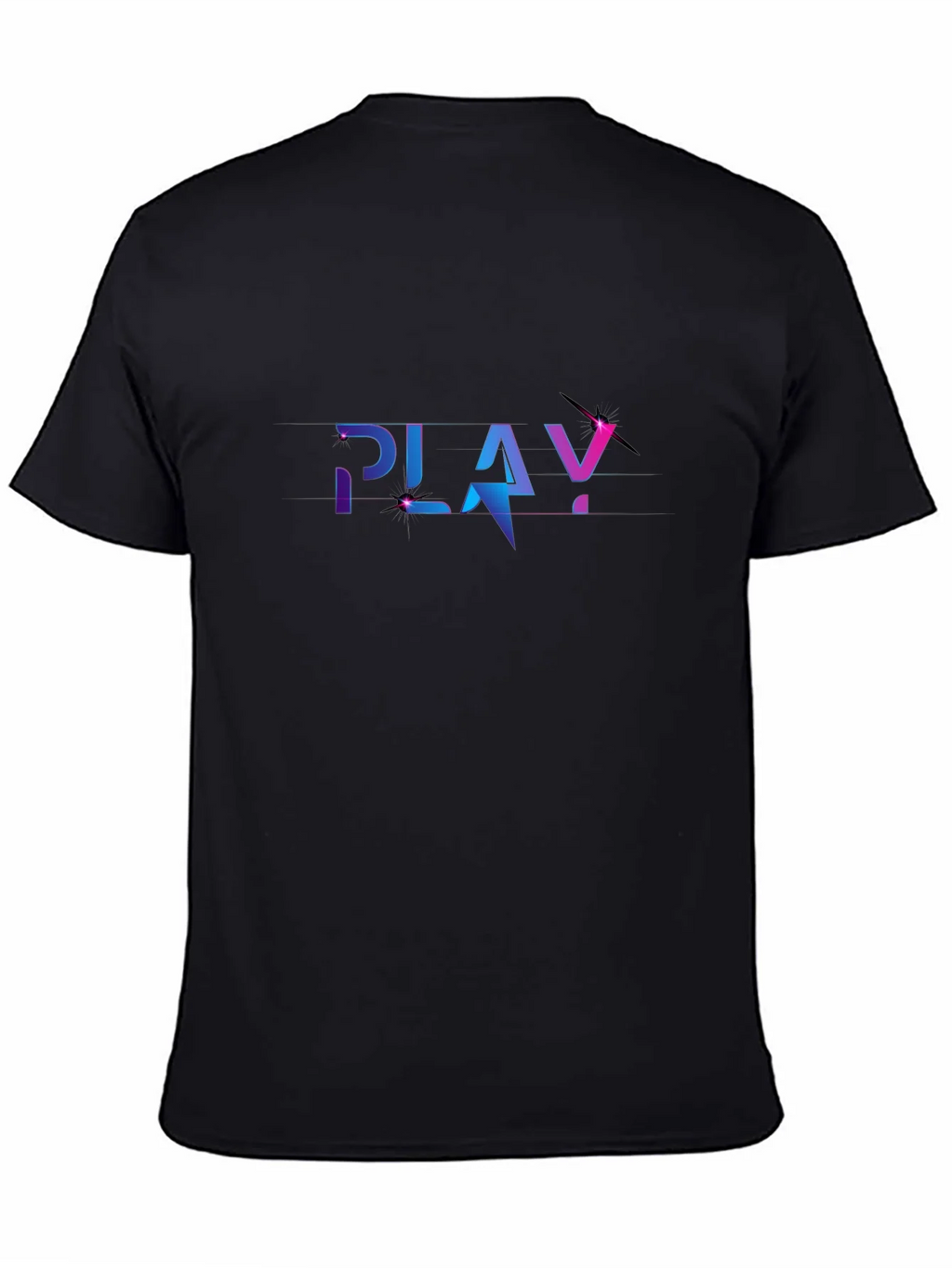 Play Graphic Black T-Shirt product image 7