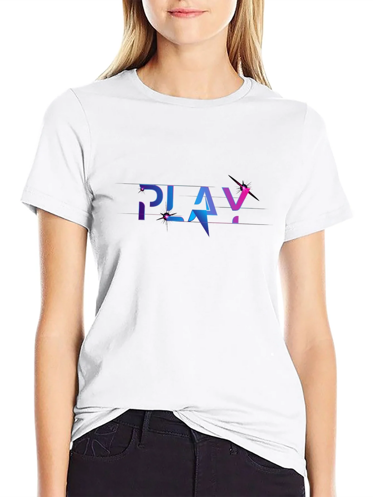 Play Graphic Black T-Shirt product image 11