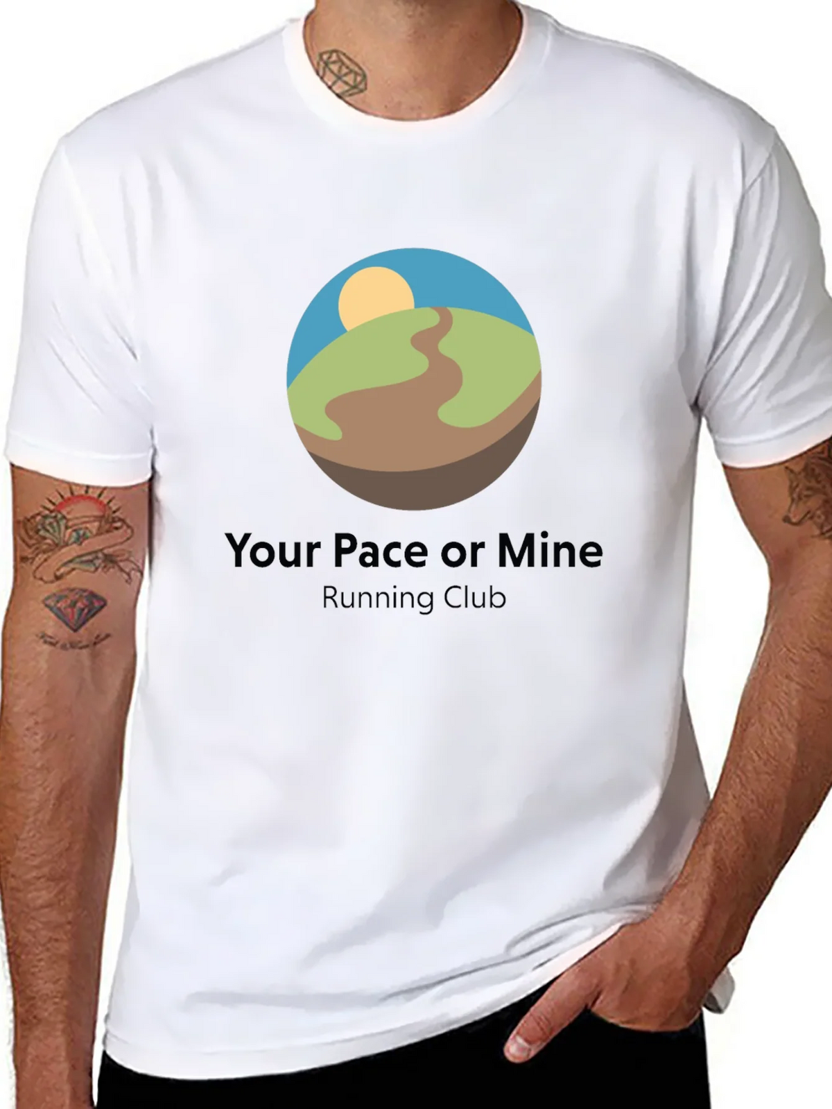 Your Pace or Mine Running Club T-Shirt product image 10