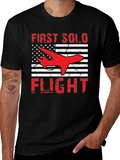 First Solo Flight Patriotic T-Shirt product image 1