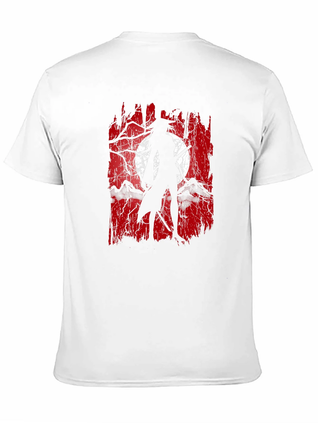 Samurai Moon Graphic Tee - Black Cotton product image 2