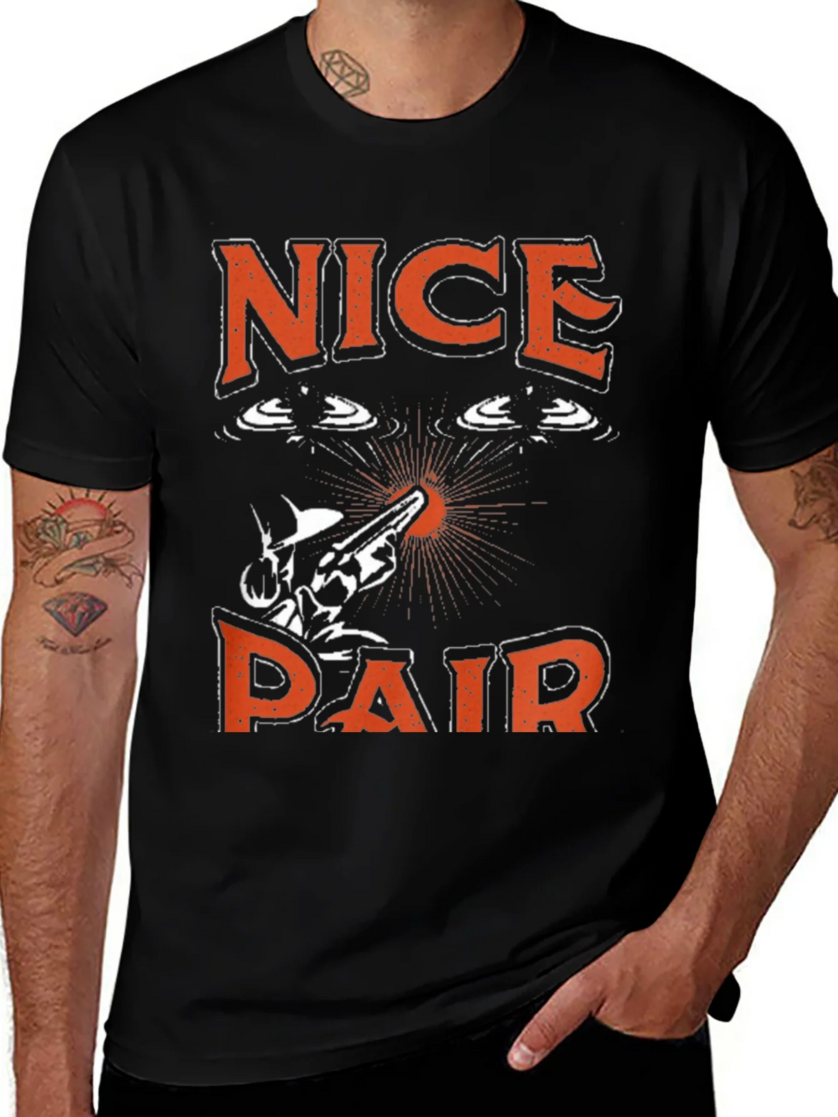 Nice Pair T-Shirt - Funny Fishing Graphic Tee product image 1