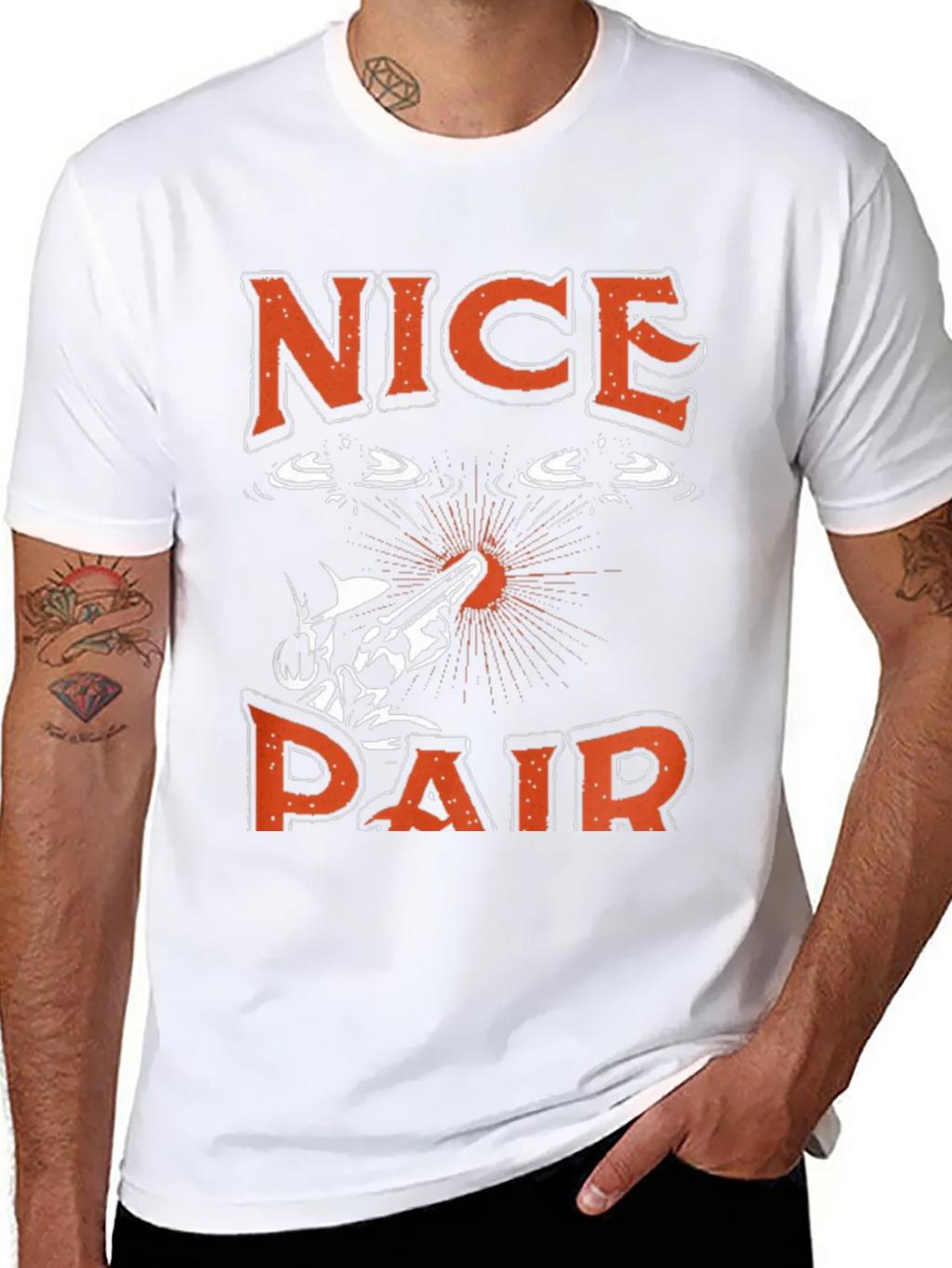 Nice Pair T-Shirt - Funny Fishing Graphic Tee product image 10