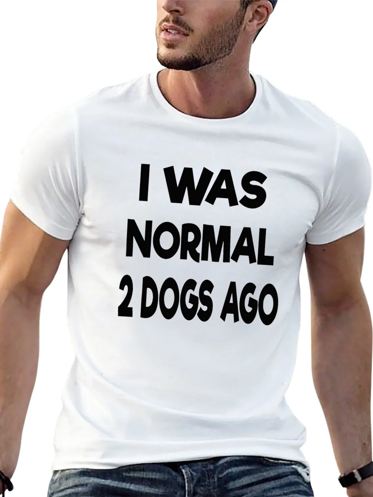 I Was Normal 2 Dogs Ago Graphic Tee product image 4