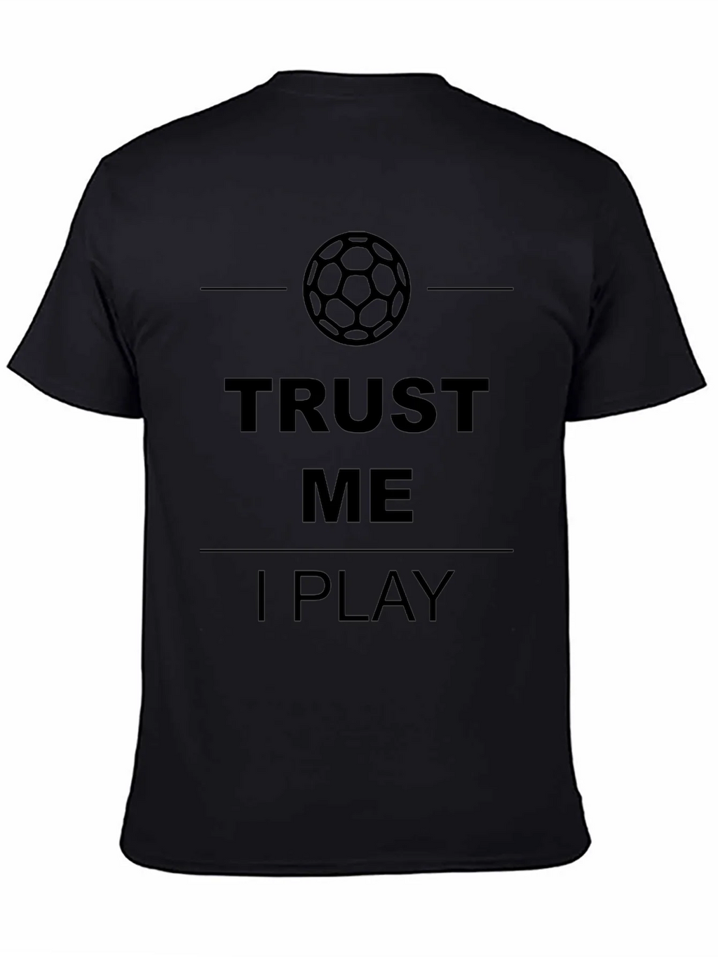 Trust Me I Play Soccer Graphic T-Shirt - Mens Black Tee product image 7