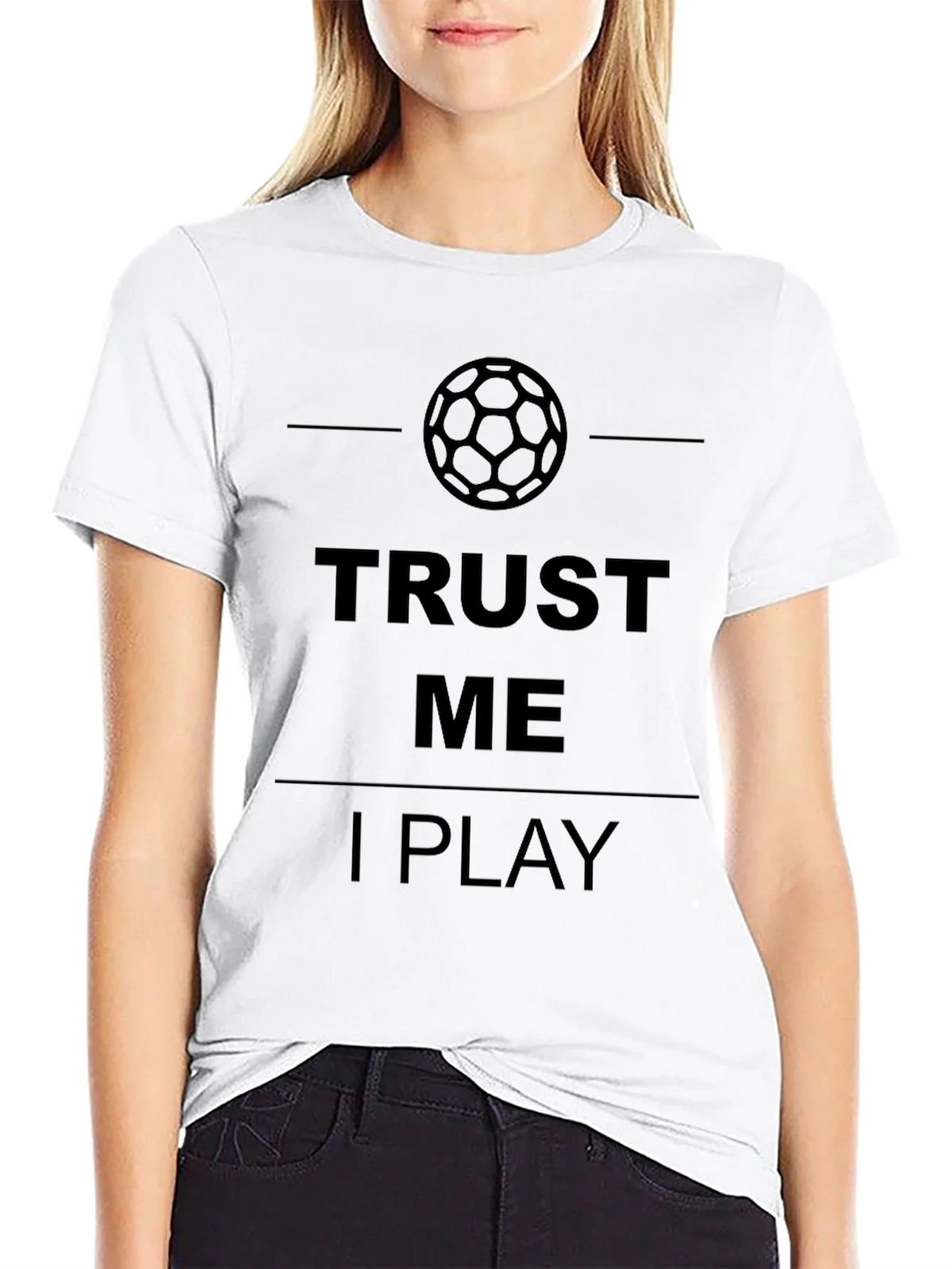Trust Me I Play Soccer Graphic T-Shirt - Mens Black Tee product image 11