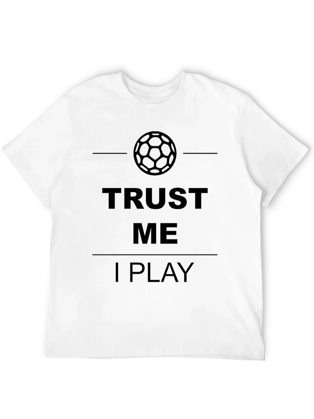 Trust Me I Play Soccer Graphic T-Shirt - Mens Black Tee product image 3