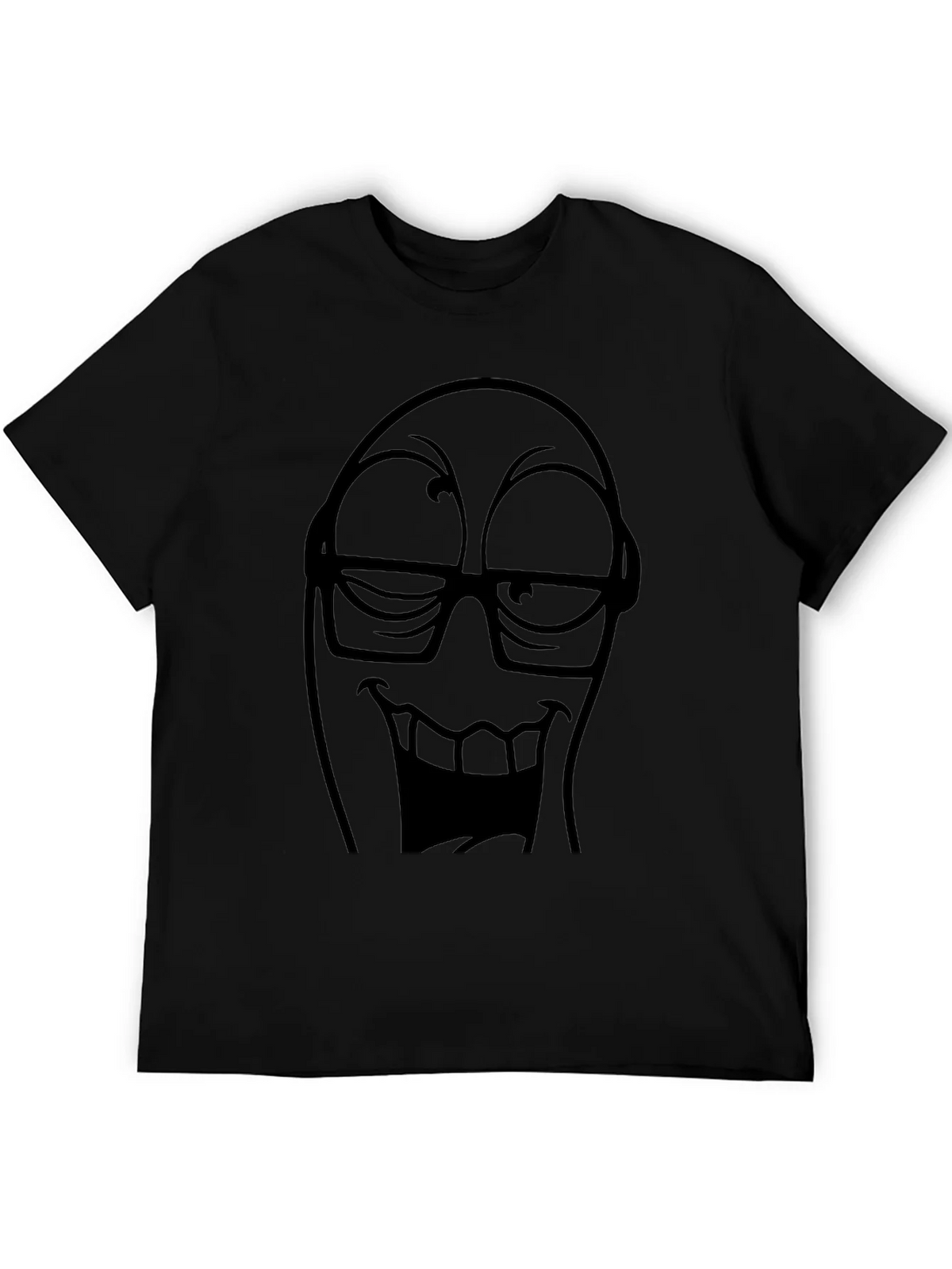 Funny Face Graphic Tee - Black T-Shirt product image 8