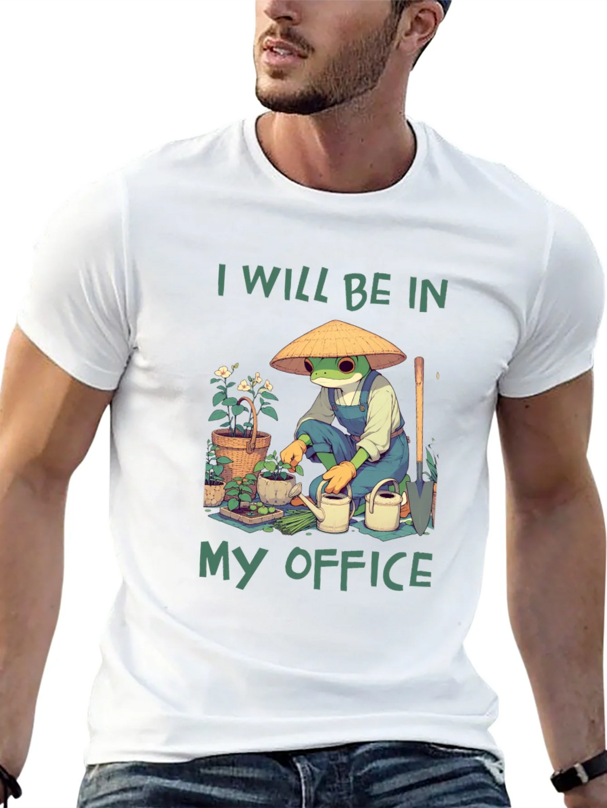 Gardener Frog T-Shirt - My Office product image 4