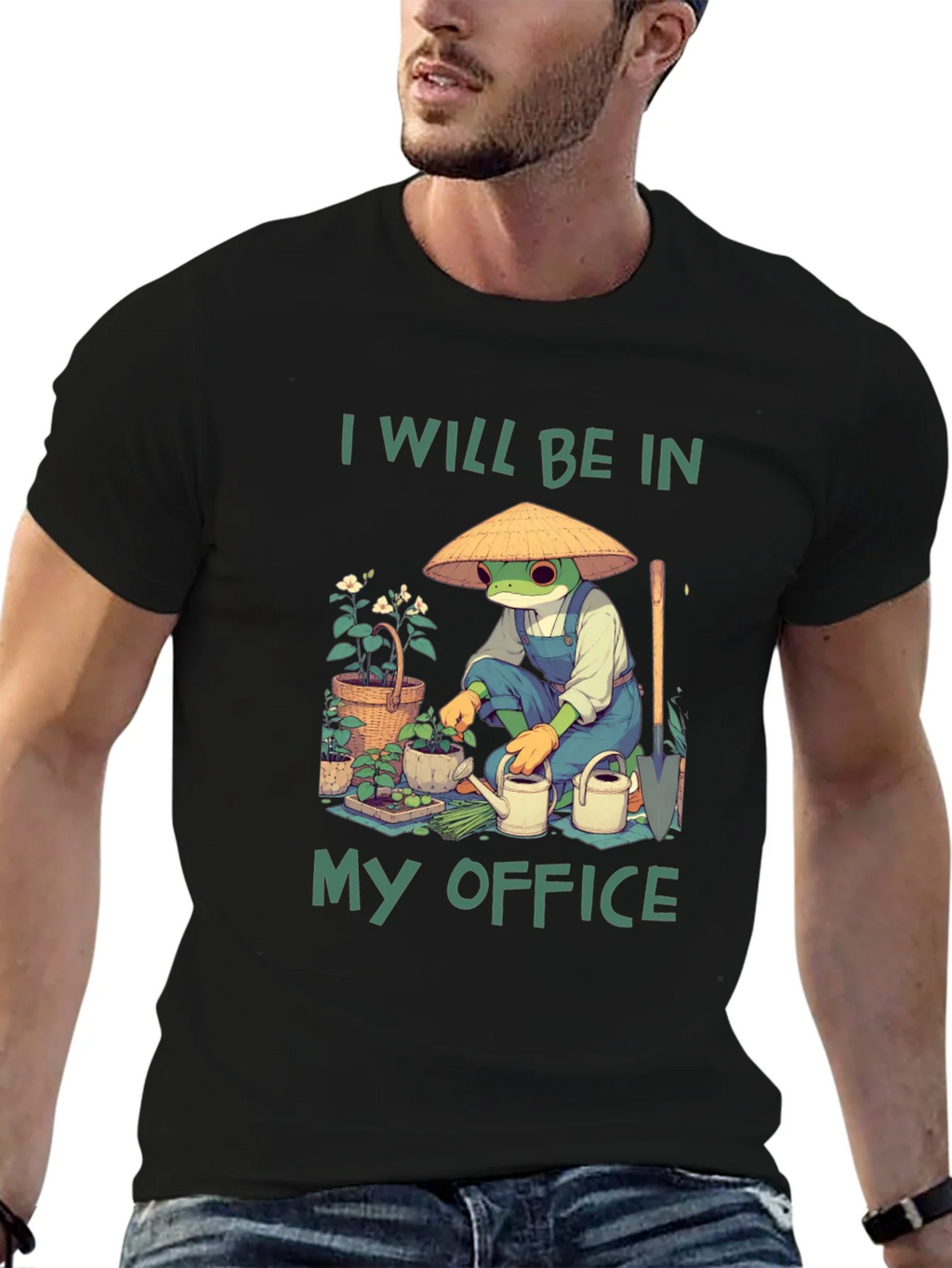 Gardener Frog T-Shirt - My Office product image 9