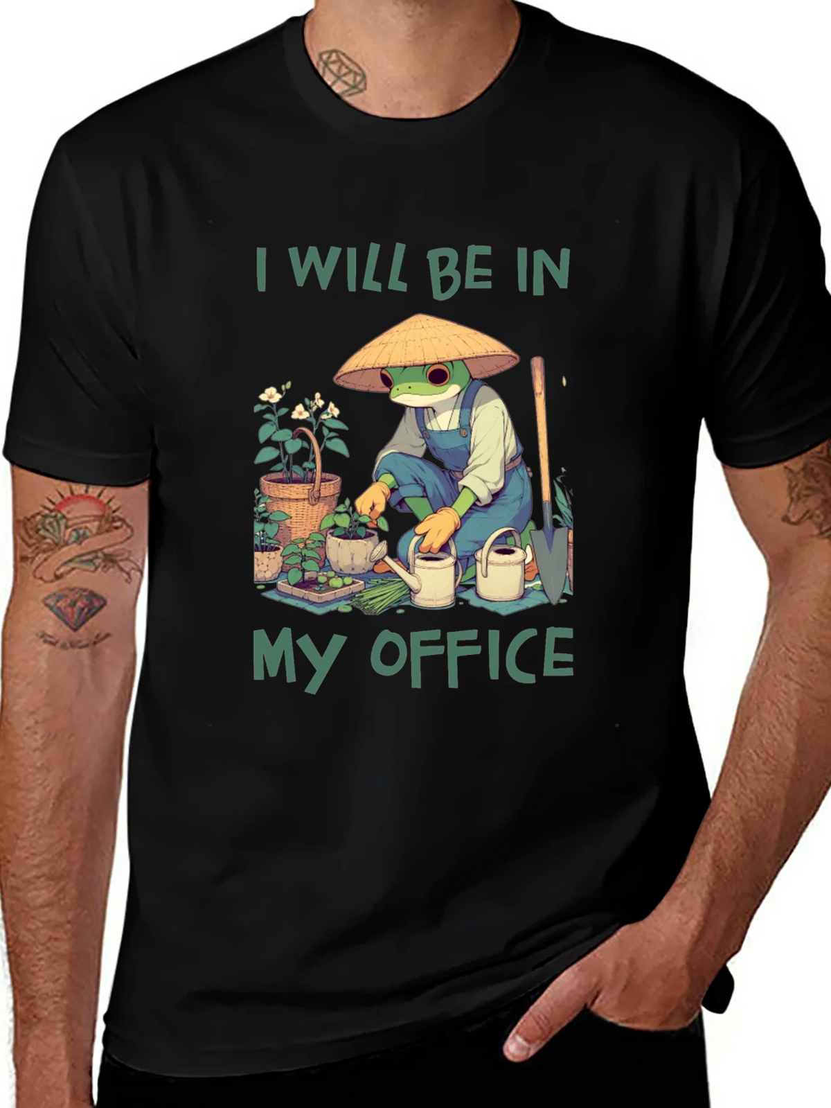 Gardener Frog T-Shirt - My Office product image 1