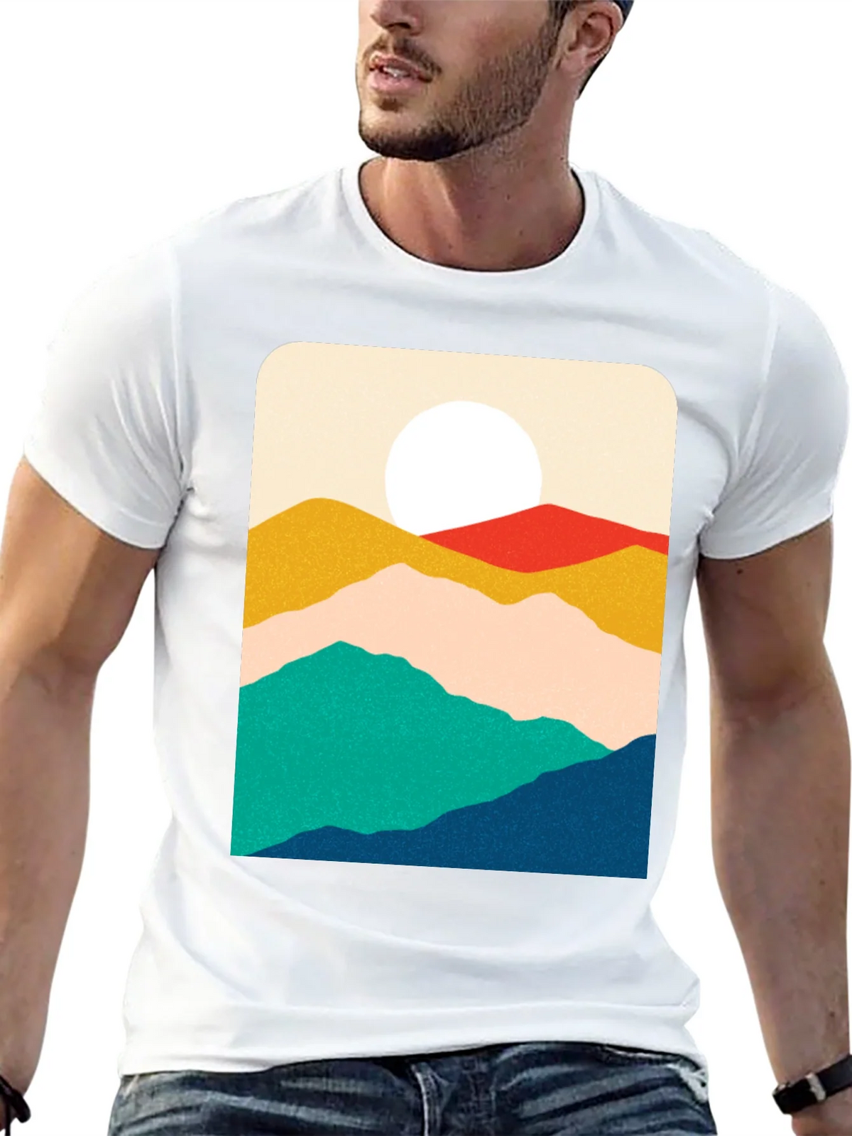 Mountain Graphic Print T-Shirt - Relaxed Fit product image 4