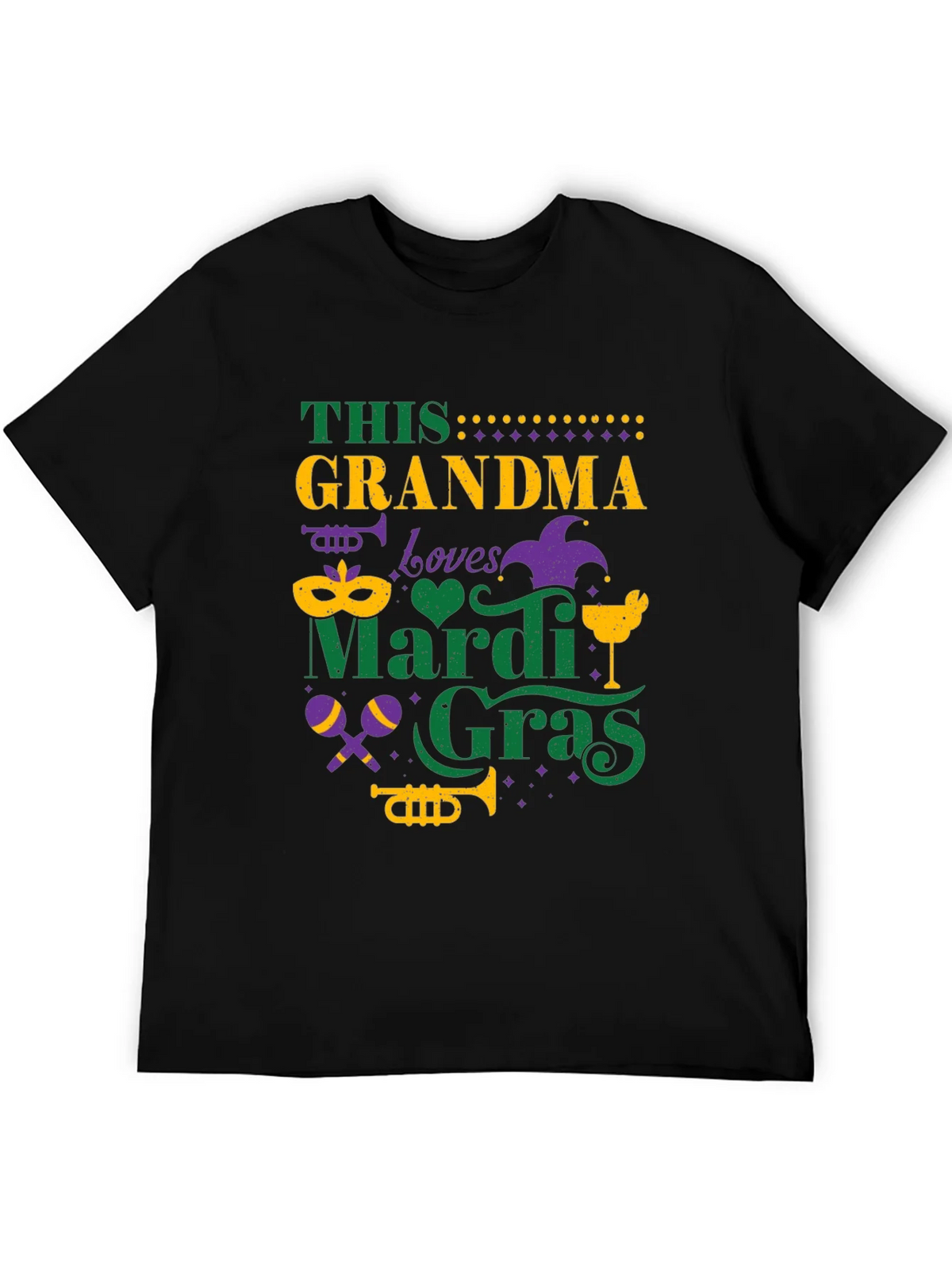 Mardi Gras Grandma Tee - Festive Holiday Shirt product image 8