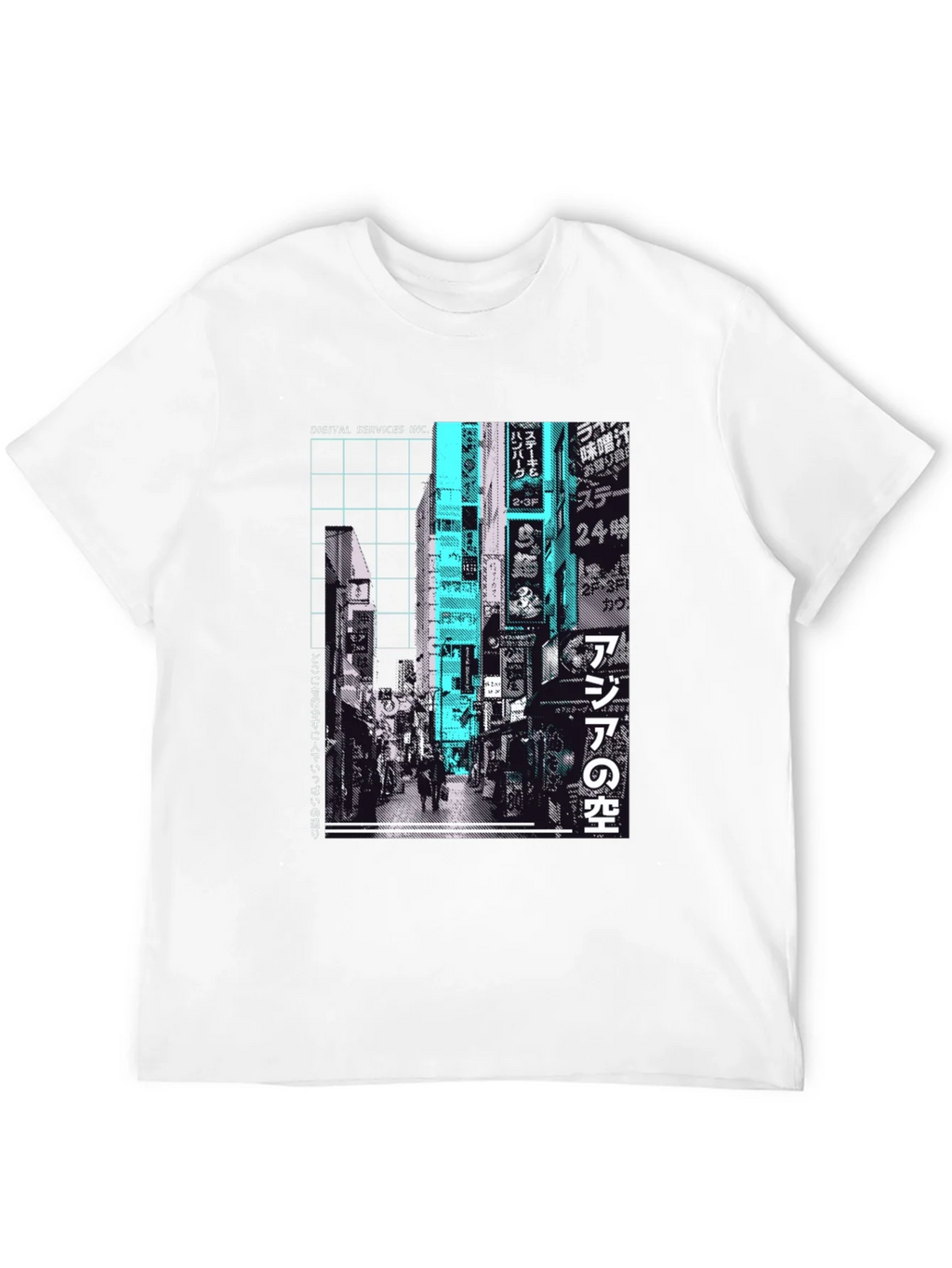 Urban Streetwear T-Shirt - Tokyo Cityscape Graphic Tee product image 3