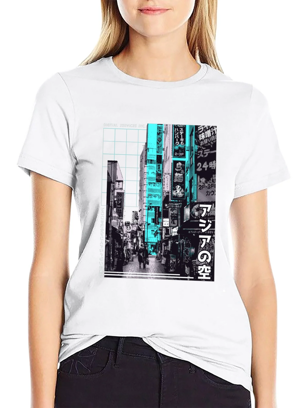Urban Streetwear T-Shirt - Tokyo Cityscape Graphic Tee product image 11