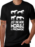 Just One More Horse T-Shirt - Funny Equestrian Tee product image 1