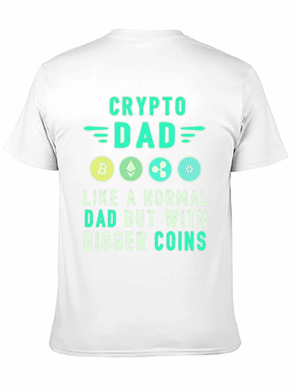 Crypto Dad T-Shirt - Bitcoin Ethereum XRP product image 2
