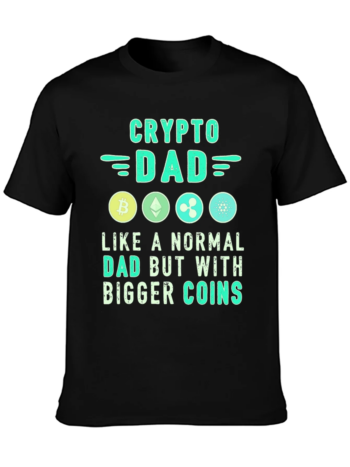 Crypto Dad T-Shirt - Bitcoin Ethereum XRP product image 6