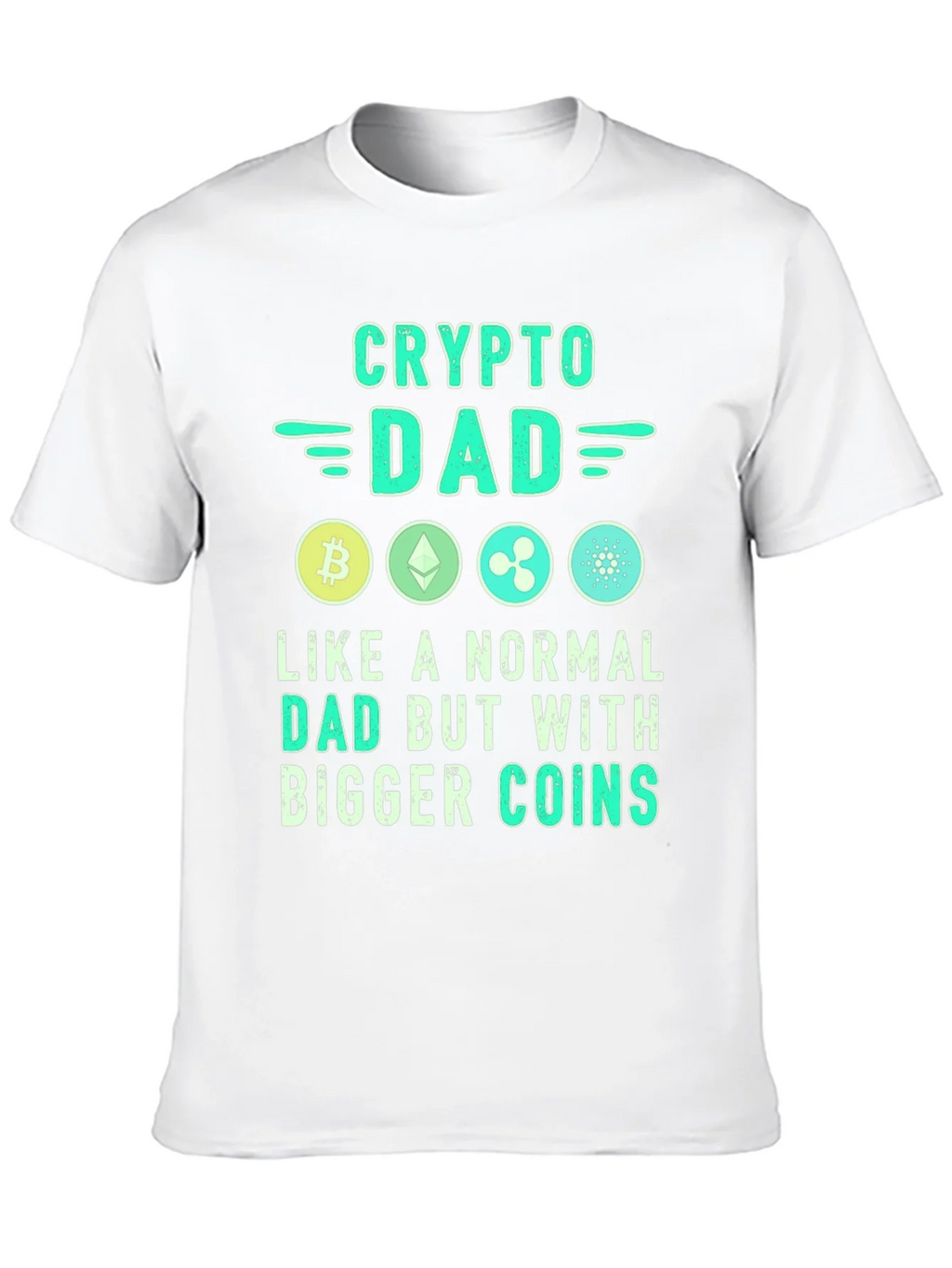 Crypto Dad T-Shirt - Bitcoin Ethereum XRP product image 12